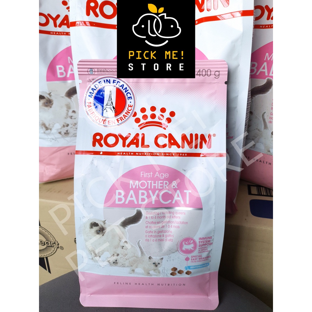 [ CHÍNH HÃNG ] Hạt Royal Canin Mother &amp; Babycat Cho Mèo Mẹ &amp; Mèo Con 400g 2kg