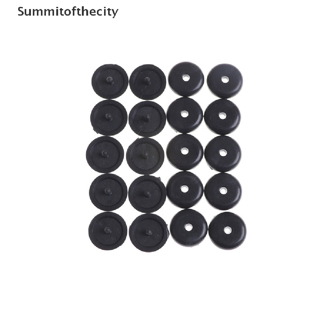 Set 10 Nút Khóa Dây An Toàn Màu Đen Cho Xe Hơi