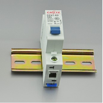 Thanh ray DIN RAIL cài aptomat - 8 cm