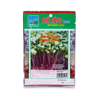 Hạt giống Mầm củ cải đỏ Phú Nông (PN132131) - Gói 100g