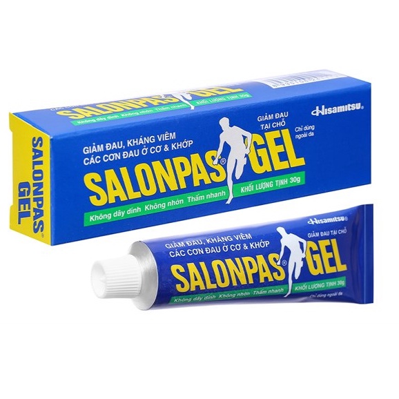 SALONPAS GEL  / Cao xoa Salonpas giảm đau 1 tuýp 30g