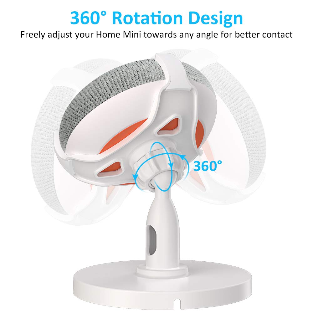 Giá Đỡ Điện Thoại Xoay 360 Độ Thông Minh Cho Google Home Mini
