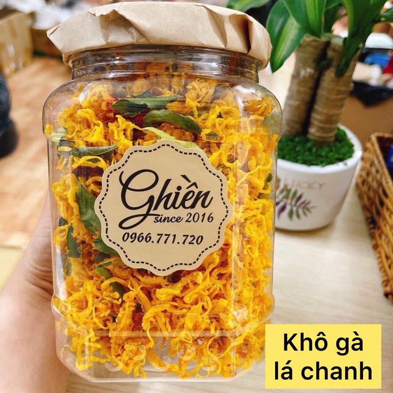 Khô gà lá chanh, khô gà bơ tỏi loại 1KG, đồ ăn vặt Sài Gòn