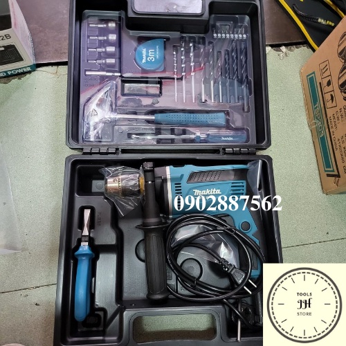 Máy khoan búa 26 phụ kiện Makita M8103KX2B