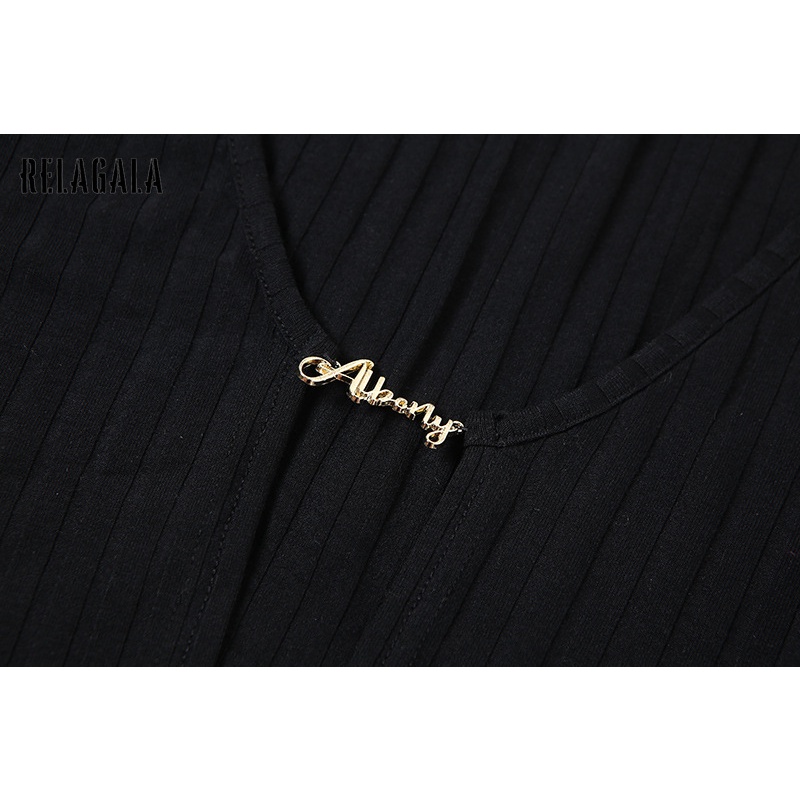  Áo Thun Tay Dài Cổ Chữ V Thời Trang Cho Nữ | BigBuy360 - bigbuy360.vn