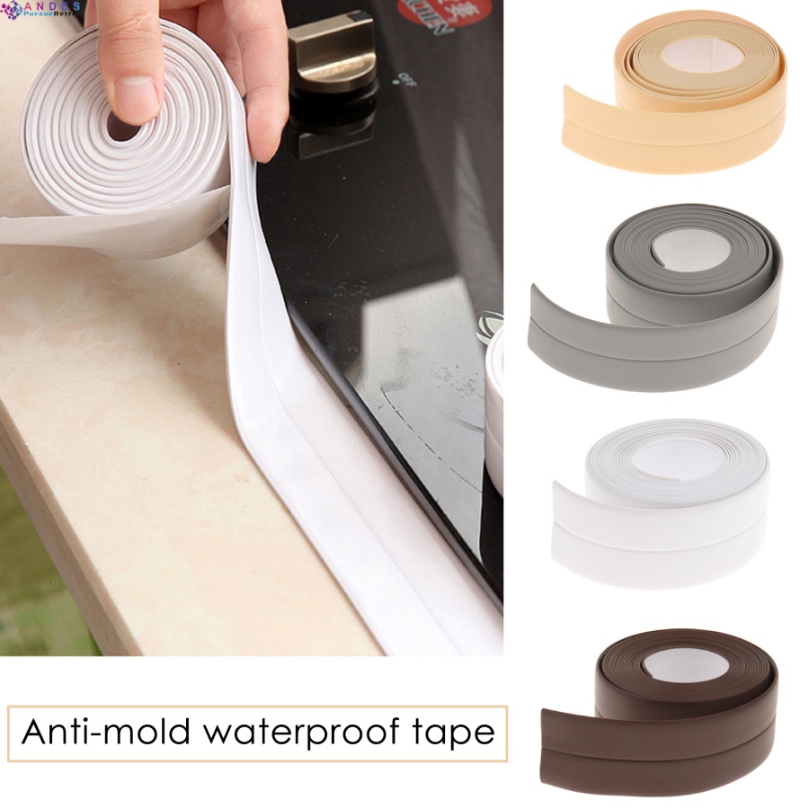 Băng keo PVC chống thấm nước dán bồn rửa nhà tắm/nhà bếp