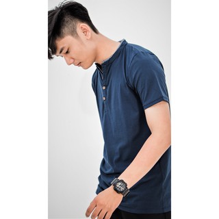 Áo thun nam cổ trụ
