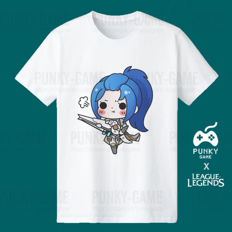 (SALE SỐC) Áo Liên Minh Huyền Thoại (LOL) CAITLYN Chibi ngắn tay