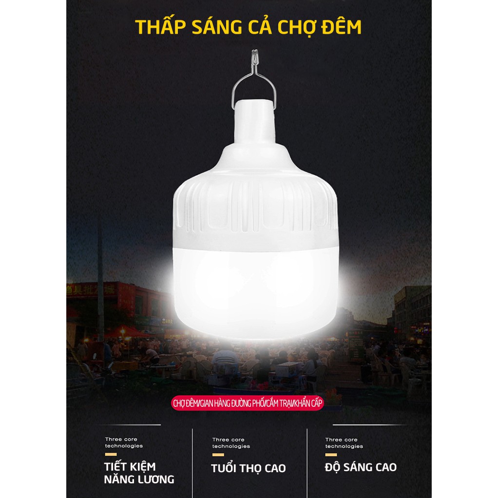 [FREESHIP] Đèn led siêu sáng năng lượng mặt trời tích điện thông minh 50w chiếu siêu sáng treo tường