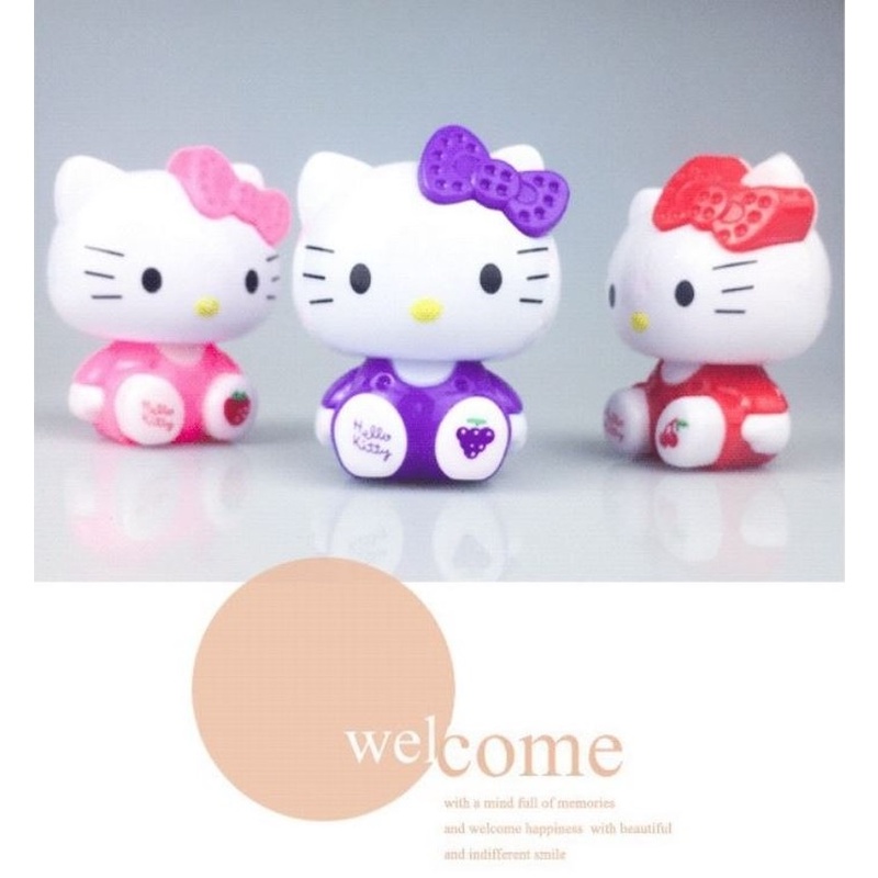 Mô Hình Mèo Hello Kitty Trang Trí Bánh Kem Xinh Xắn