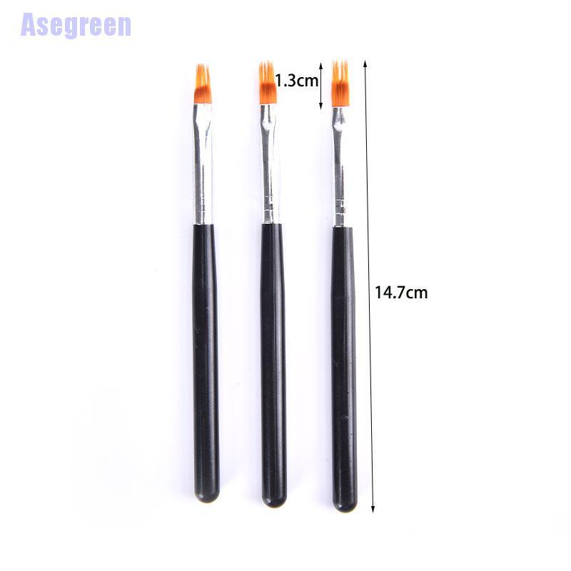 (Hàng Mới Về) Cọ Vẽ Móng Tay uv Mềm Mại Với Màu gradient