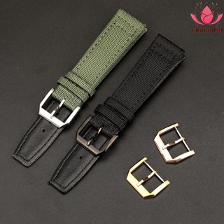 Dây đeo vải dù thay thế cho đồng hồ iwc pilot mark 16 18 braided 20 21 22 mm