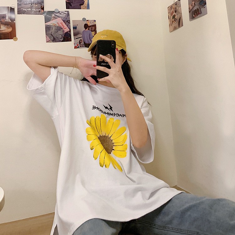 Áo Phông Nữ Phom Rộng Tay Lỡ 🍁FREESHIP🍁  Giảm 5k khi nhập{ AOTHUN05} – Áo Thun Nữ Form Rộng Tay Lỡ | BigBuy360 - bigbuy360.vn