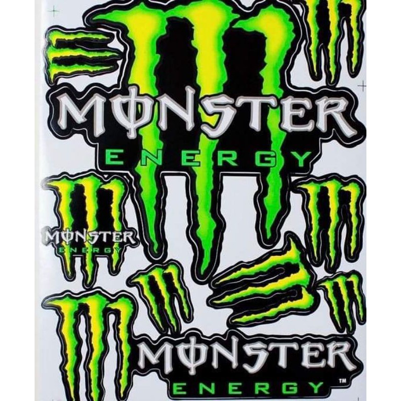 10-50 hình sticker monster energy (random hình)