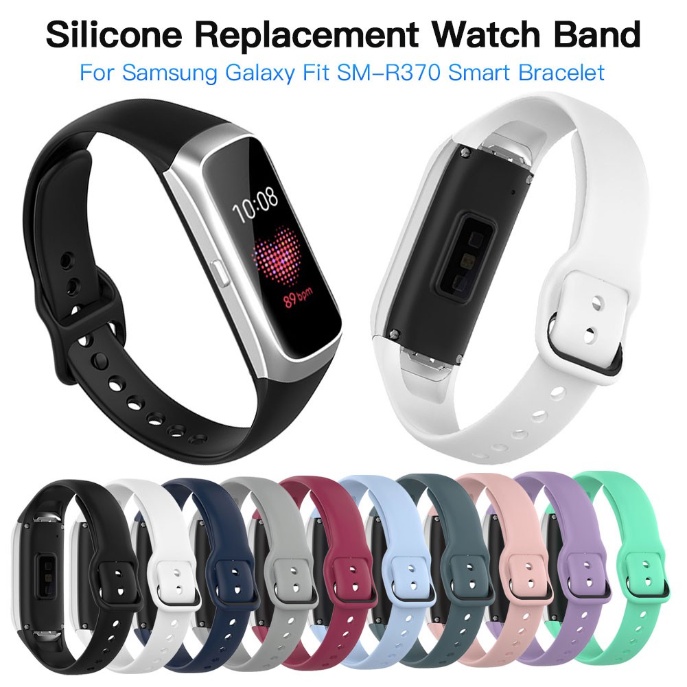 Dây đeo silicone kiểu dáng thể thao thời trang cho đồng hồ thông minh Samsung Galaxy Fit SM-R370