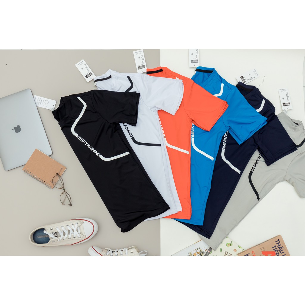 Bộ thể thao nam bộ đồ nam thun lạnh 6 màu 010