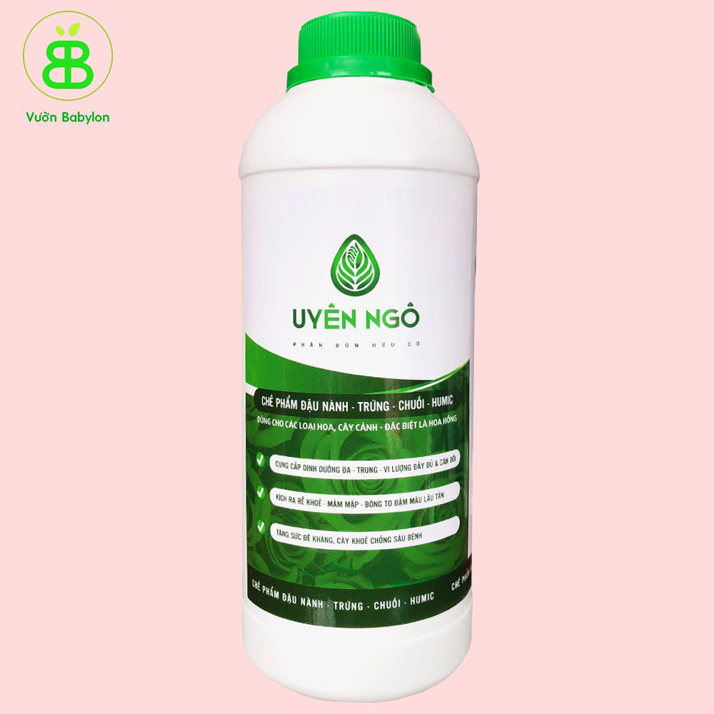 Phân Bón Đậu Tương, Đâu Nành Humic Chai 1L - Kích Chồi, Mập Mầm, Hoa Chuẩn Phom