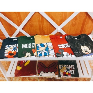 Áo phông Thái Mickey/Donal/Gấu Mos