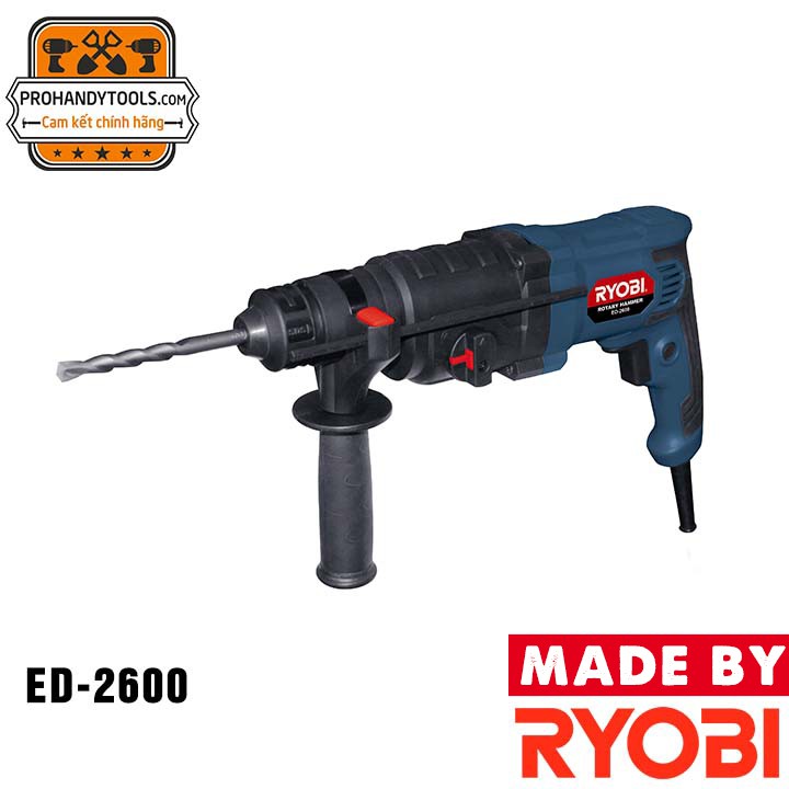 Máy khoan cầm tay 800W (dùng điện) Ryobi ED-2600