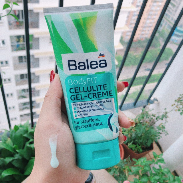 Kem Đánh Tan Mỡ Bụng Đùi Mông Balea BodyFit Cellulite Gel Creme 200ml