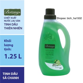 Nước lau sàn từ sả và chanh