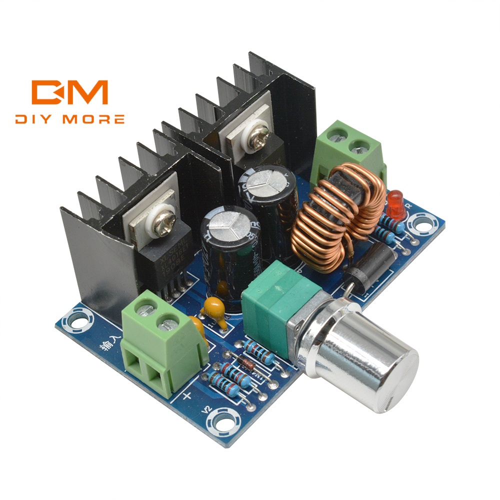 DIYMORE Mô đun điều chỉnh nguồn điện giảm áp DC-DC 4V-40V 1.2V-36V 8A 100W