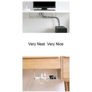 Ổ Cắm Giá Đỡ Dây Cáp Điện Giá Đựng Đồ Dưới Bàn Sạc Dây Ngăn Nắp Người Tổ Chức - The Royal's