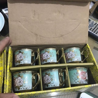 Set 6 cốc uống cafe/trà