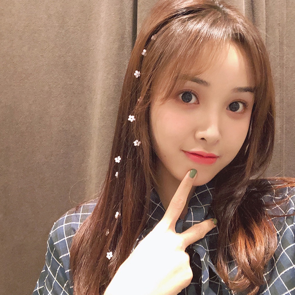 Trâm Cài Tóc Hình Trái Tim Đính Hoa Phối Tua Rua Xinh Xắn Cho Nữ