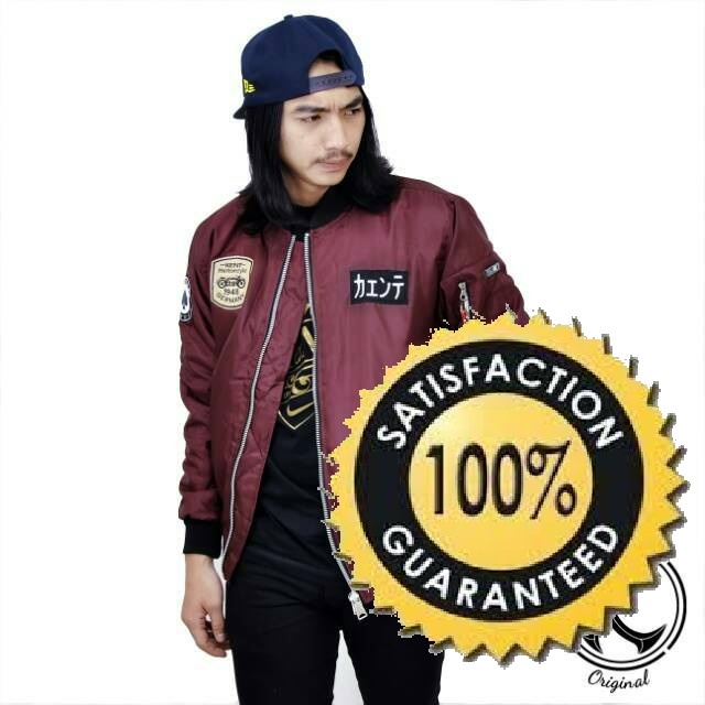 Áo Khoác BOMBER Cao Cấp Cho Nam Chính Hãng DISTRO Recent MAROON PUMA Sot KENT KNT 096