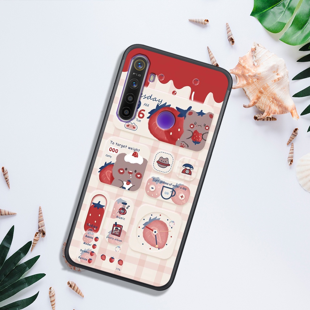 ỐP LƯNG OPPO REALME 3 - REALME 3 PRO - REALME 5/5i/5s/6i - REALME 5 PRO , IN HÌNH GẤU NÂU CHOCOLATE ĐÁNG YÊU.