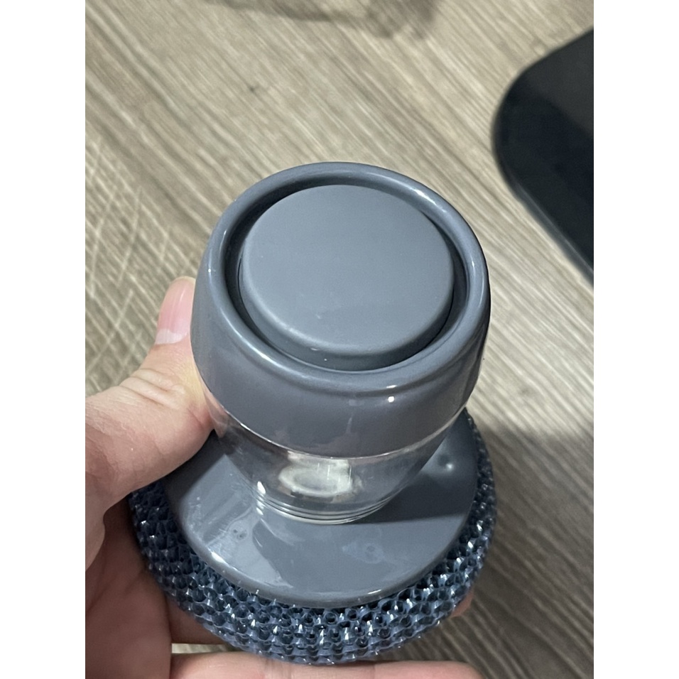 Dụng Cụ Chà Xoong Nồi Đa Năng Cầm Tay Siêu Sạch - Có Ngăn Đựng Nước Rửa Chén Tiện Lợi lM36 Shalla