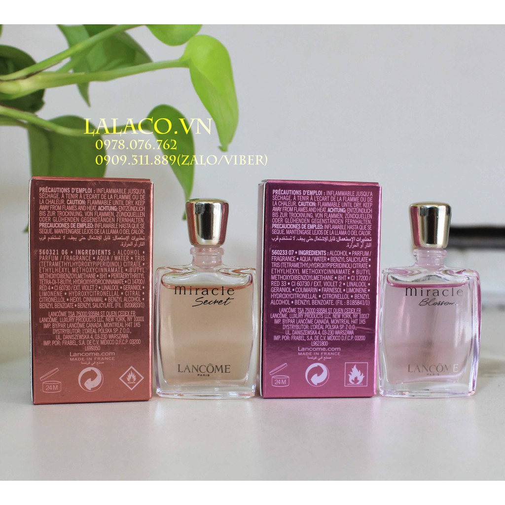 [ Mini ] Nước hoa mini nữ Lancome Miracle Blossom 5ml | BigBuy360 - bigbuy360.vn