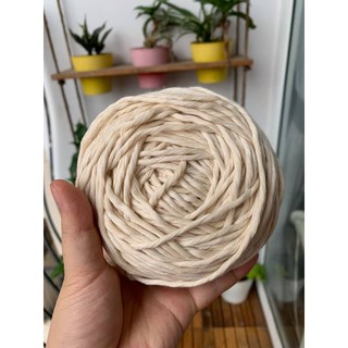 Dây thừng cotton se 1 chiều cotton làm macrame 0,5kg