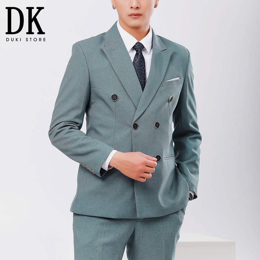 GIẢM 75% Bộ vest nam 6 cúc Hàn Quốc giá siêu rẻ - DUKI STORE