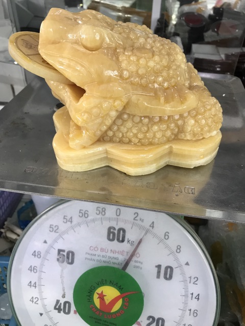 Cóc Ngậm Tiền Đá Ngọc Hoàng Long( Thiềm Thừ Đá Ngọc Hoàng Long 20cm ~4kg Lớn ) | BigBuy360 - bigbuy360.vn