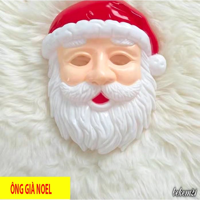 MẶT NẠ Ông Già Noel Nô en Giáng Sinh Người Tuyết Hóa Trang Halloween Trung Thu Sự Kiện Lễ Hội Cosplay cho bé