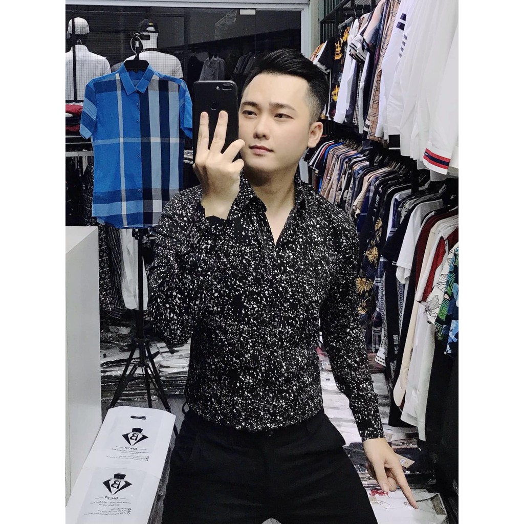 Sơ Mi Nam Lụa Trơn Mịn Không Nhăn Không Phai Không Xù