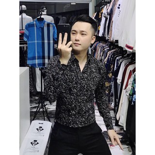 Sơ mi nam lụa trơn mịn không nhăn không phai không xù