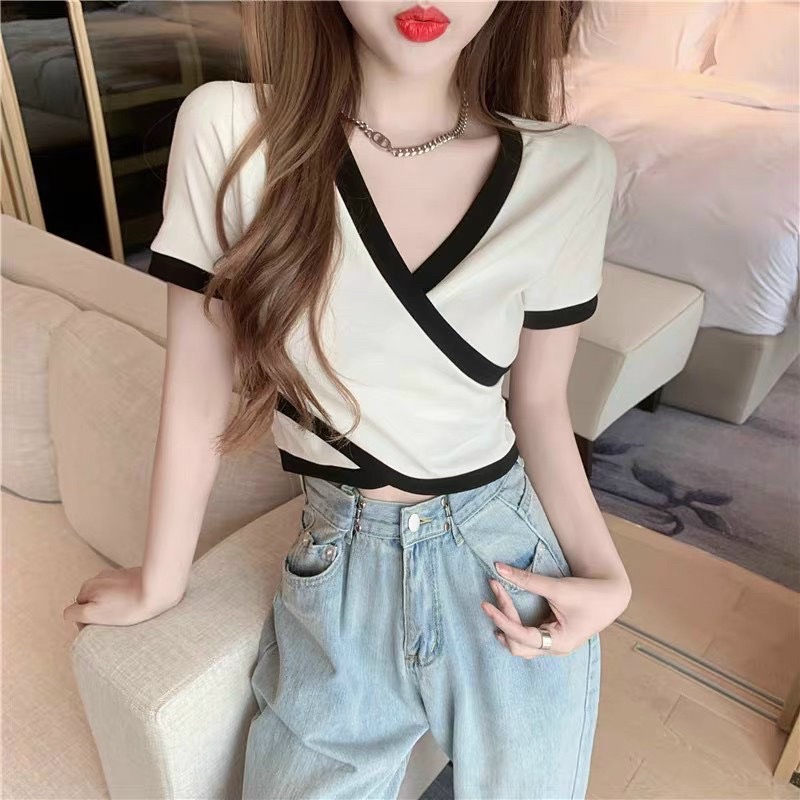 ÁO KIỂU PHỐI VIỀN CT1