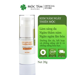 Kem Nám Ngày Thiên Mộc 20g - Tinh Chất Thảo Mộc Dưỡng Ẩm, Ngừa Thâm Nám, Ngăn Lão Hóa, Dưỡng Sáng Da (Mộc Tâm Nature)