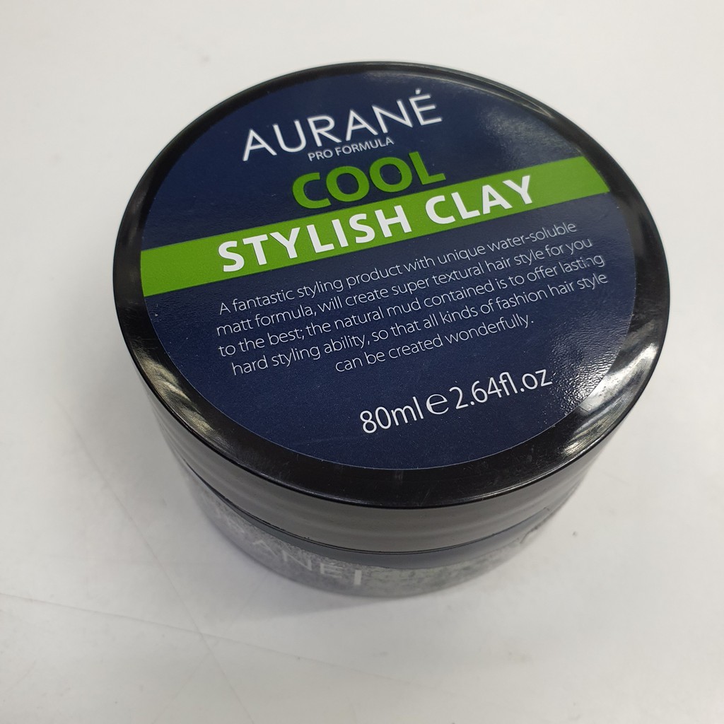 Sáp vuốt tóc tạo kiểu mờ Aurane Cool Stylish Clay 80ml