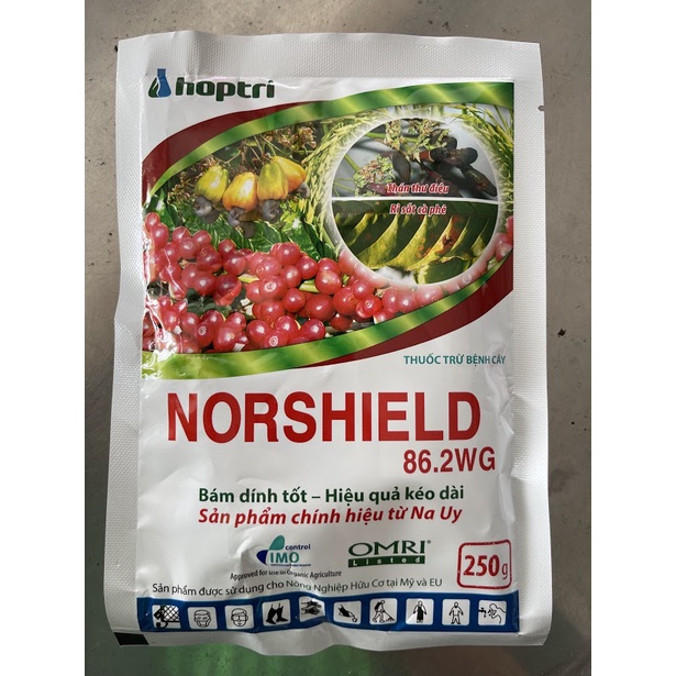 NORSHIELD 86.2 WP (GÓI 250G) ( 75% ĐỒNG NGUYÊN CHẤT) THUỐC TRỪ BỆNH NẤM HỒNG ,GỐC ĐỒNG