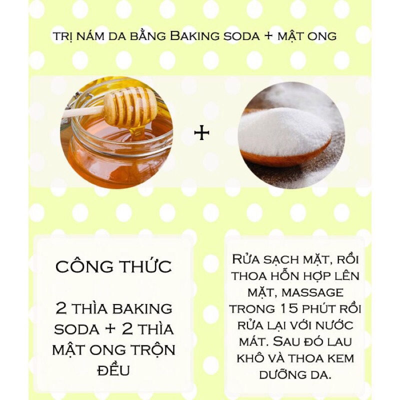 Bột Baking Soda đa công dụng khử mùi, diệt khuẩn, tẩy rửa, làm bánh, chăm sóc da 454g