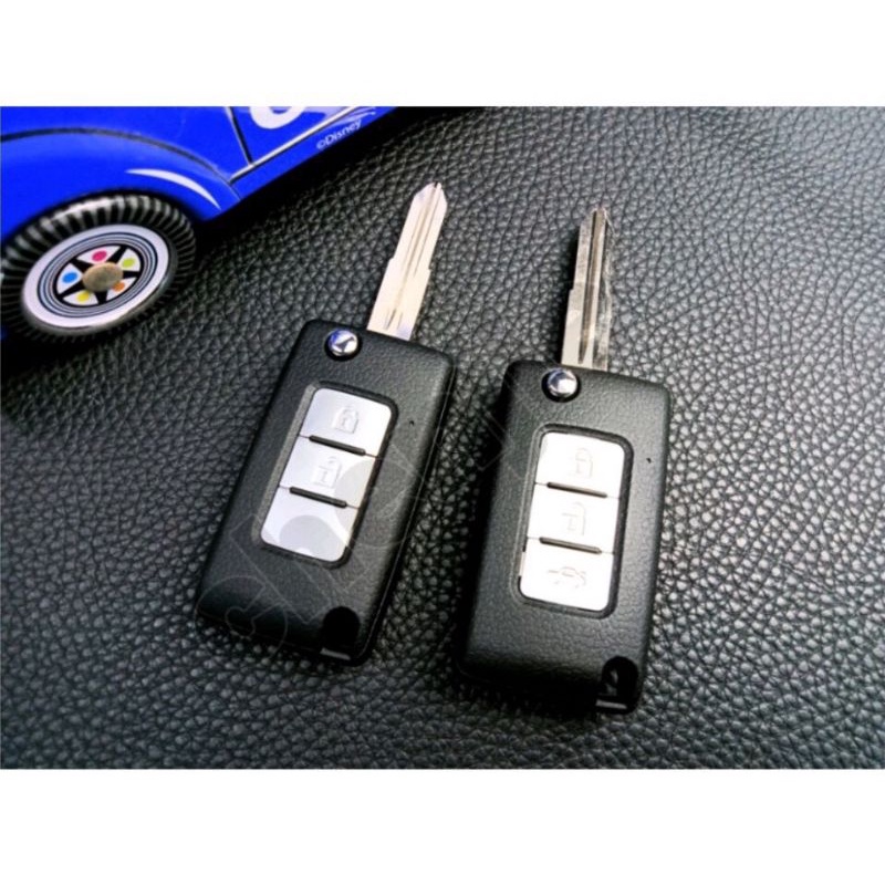 Vỏ độ gập chìa khóa xe Mitsubishi 3 NÚT , Triton, Attrage , Xpander , Outlander