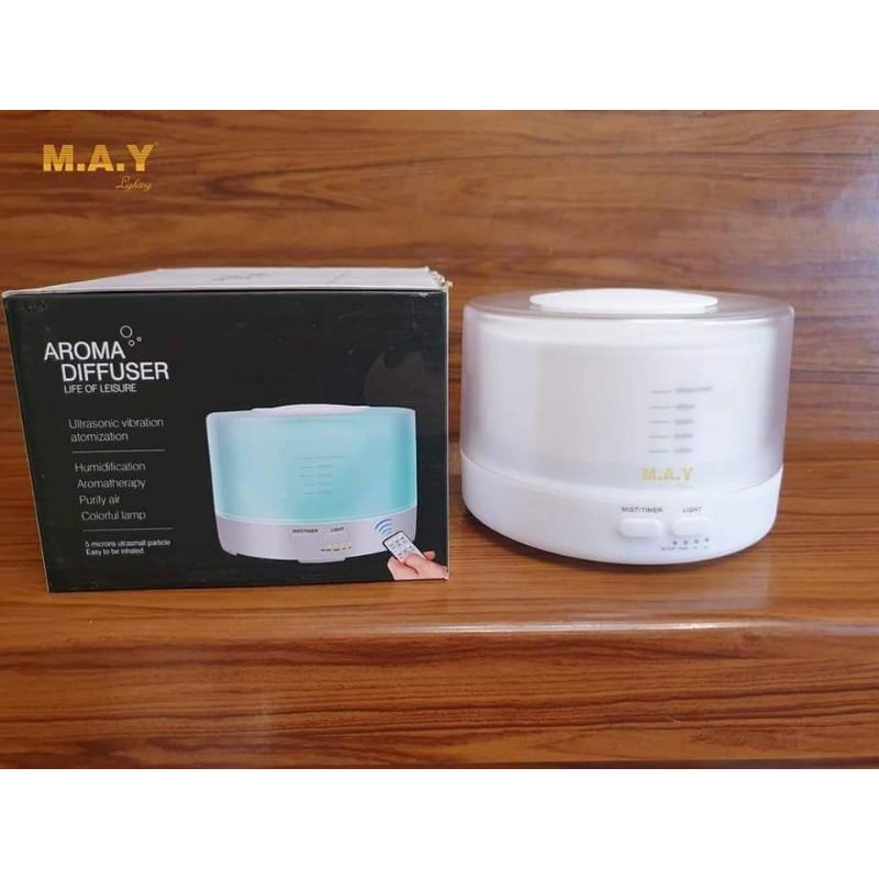 Máy Xông Tinh Dầu Trụ Trong 500ml