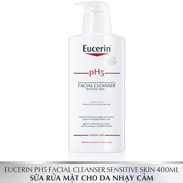 Sữa Rửa Mặt Da Nhạy Cảm Eucerin PH5 Facial Cleanser 400ml
