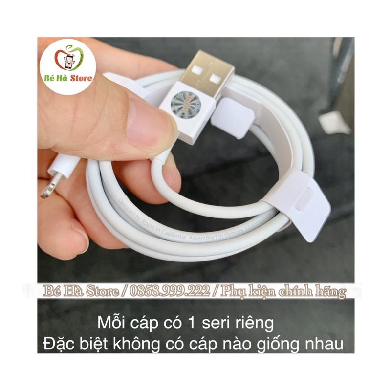 Cáp Sạc Theo Máy IP Xs /Xs Max |Zin 100% + New | Sạc rất nhanh | Bảo hành 12 Tháng