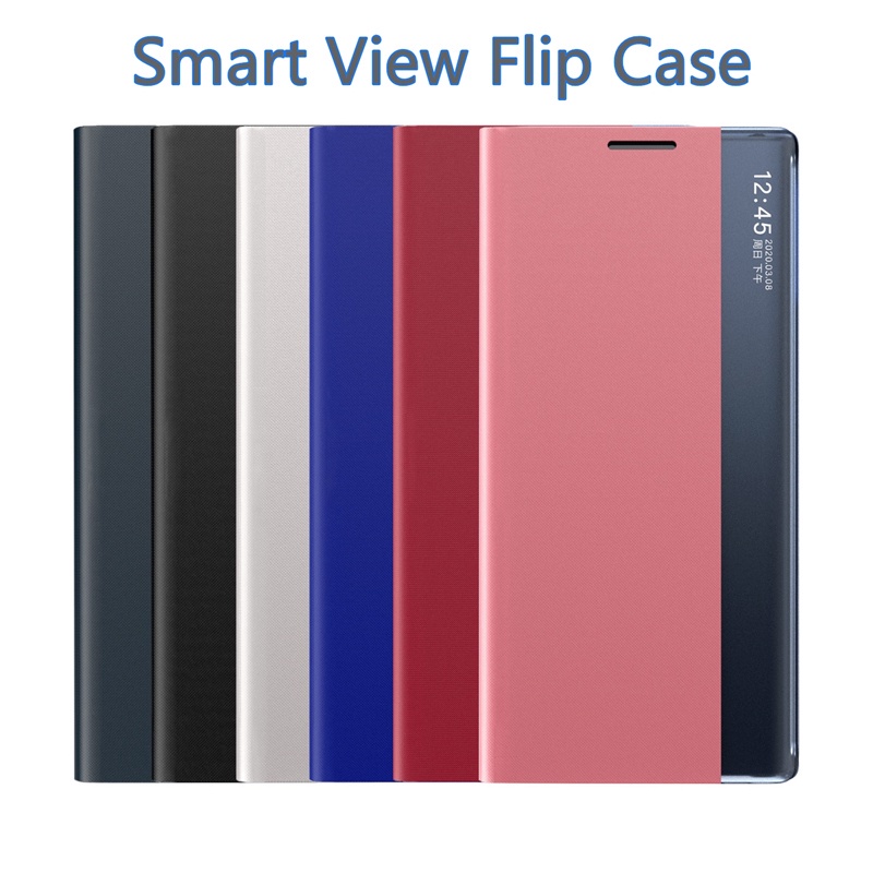 Ốp Điện Thoại Nắp Lật Mặt Trước Trong Suốt Chống Rơi Cho Samsung Galaxy S20 S21/Plus/Ultra S20 FE S21 FE