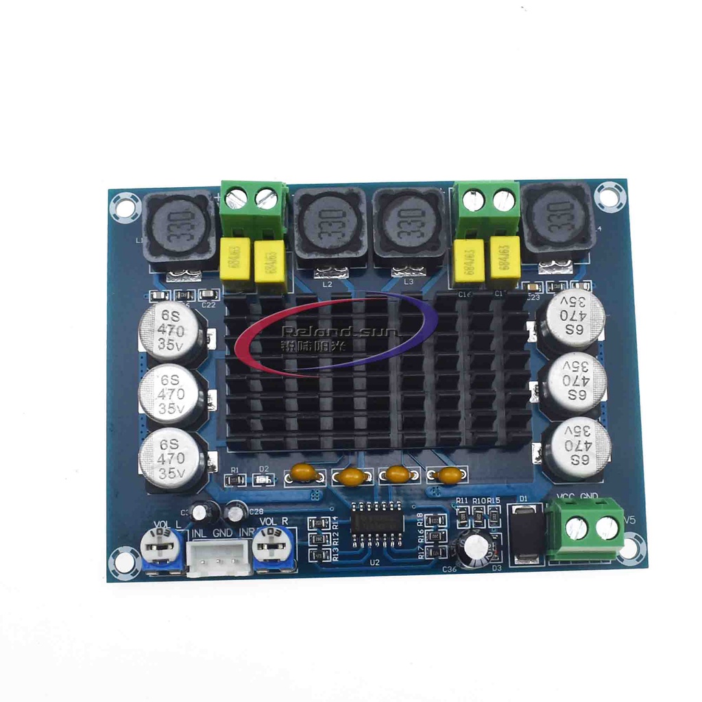Bảng Mạch Khuếch Đại Âm Thanh Kỹ Thuật Số Kênh Kép XH-M543 DC 12V 24V TPA3116 D2